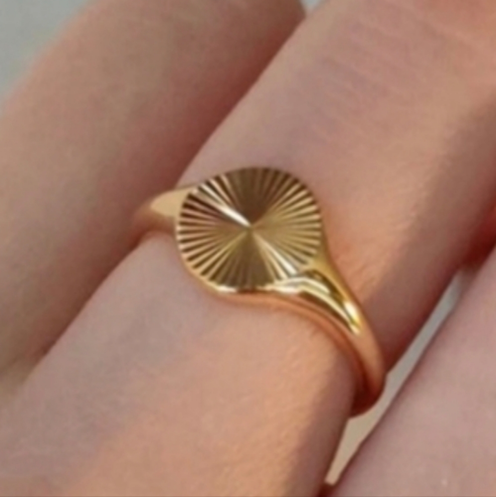 2X$60 18K GOLD OVER STAINLESS STEEL RING (Bundle)